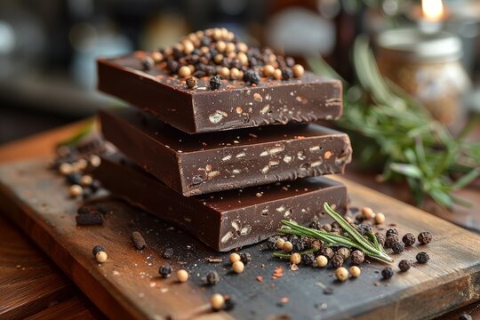 Sweet meets savory - a daring new twist on chocolate with the addition of herbs and spices.
