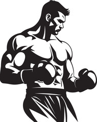 Boxing Legend Vector Illustration of Iconic Fighter