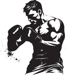Champion Legacy Vector Art of Revered Boxer