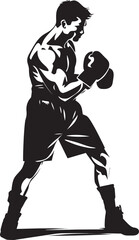 Precision Puncher Vector Art of Accurate Boxer