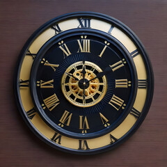 Naklejka premium old clock on the wall