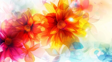 Obraz premium Beautiful abstract background of clematis flowers