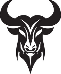 Bull Majesty Majestic Bull Illustrated in Detailed Vector