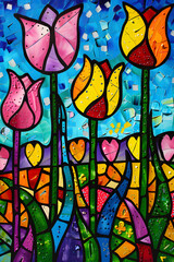stained glass window