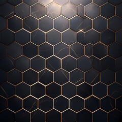 Exquisite Hexagonal Mosaic for High-End Design Projects