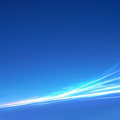 Vibrant Blue Ray of Light, Perfect for Sports or Tech Themes