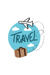 Logo icon summer travel