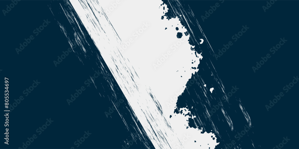Poster splats and blobs of black ink paint in different shapes on white background. abstract grunge backgro