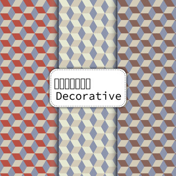 geometric Seamless pattern design 