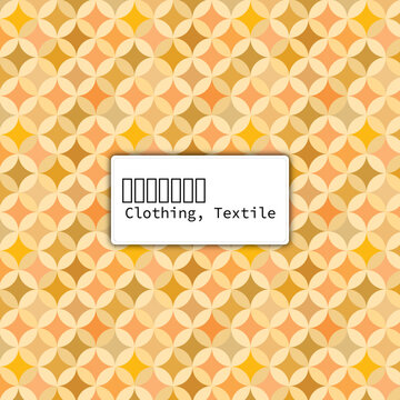 round shape 
Seamless pattern design 