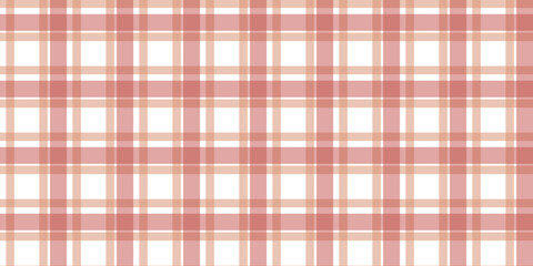 Gingham pattern seamless Plaid repeat in beige Design for print, tartan, gift wrap, textiles, checkered background for tablecloth