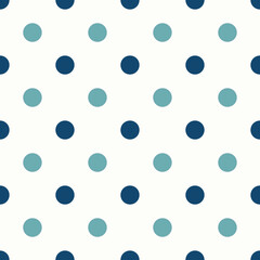 Small blue polka dot seamless pattern background