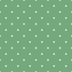 Simple, seamless polka dot background © Tanita