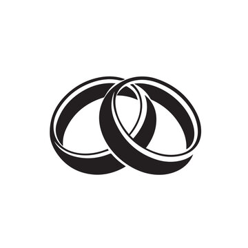 recommend clip art: Wedding rings in cartoon, doodle style. Image for t-shirt, web, mobile apps and ui. Isolated 2d vector illustration in logo, icon, sketch style, Eps 10. AI Generative