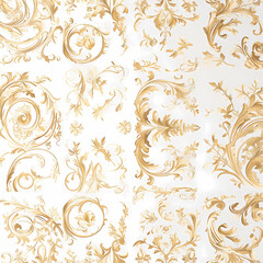 Elevate Your Interiors with Timeless Luxury - Baroque Gold Marble Wallpaper