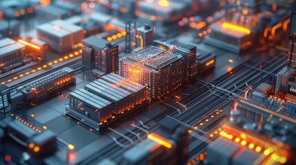 Distribution center and communication network concept