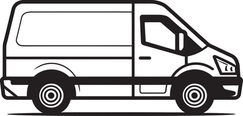 Modern Delivery Van Vector Illustration for Urban Logistics Vibrant DJ Mixer Vector Illustration with Dynamic Lights