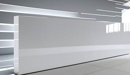 Obraz premium lossy Aluminum White steel metal texture copy space background