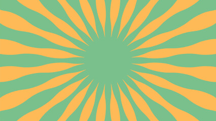 Retro sunburst background pattern and grunge textured vintage background.