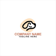 creative logo design Dog and Cat vector template
