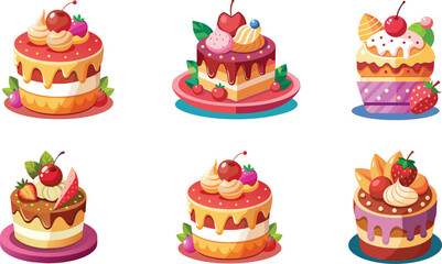 Dessert vector illustration 