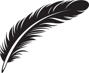 Ethereal Feathers Vector Illustration Showcase Feathered Flourish Vector Artistic Brilliance