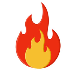 Fire flame logo  illustration design template. fire flames sign illustration isolated. fire icon