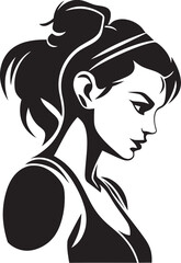 Femme Fury Vector Art of a Female Boxer Lady of the Ring Boxing Vector Graphic