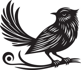 Naklejka premium bird symbol vector illustration
