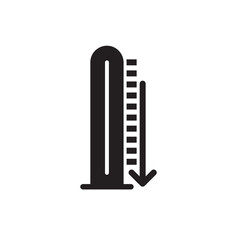 Temperature Decrease Icon Sign Symbol