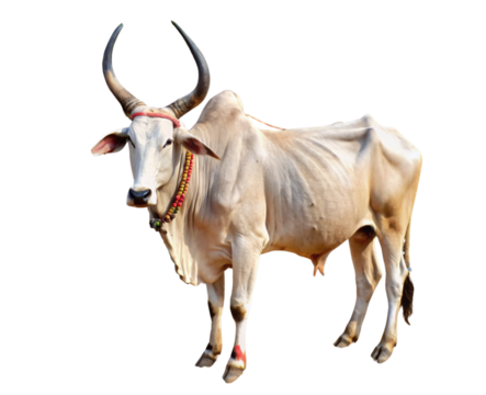 Indian bull of the Khilari breed