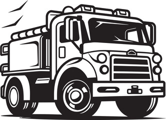 Airport Fire Truck Vector Design Fire Station Vector Graphic