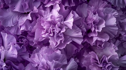 Obraz premium petals purple carnation.
