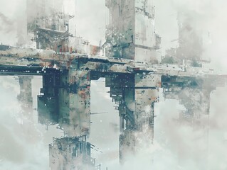 Illustrate a futuristic