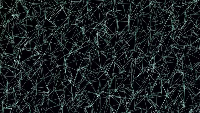 Triangle Line Pattern Background Animation, Abstract Animated Background