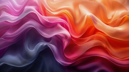 Obraz premium Colorful Wave of Smoke