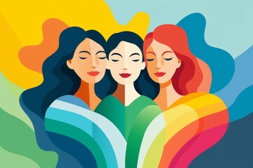 Group of Women Standing Together