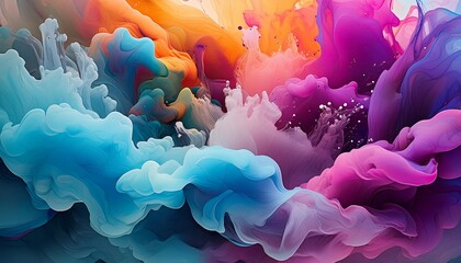 abstract colorful splash watercolor background