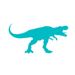 dinosaur  vector silhouettes
