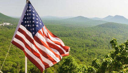 freedom filled with american flag