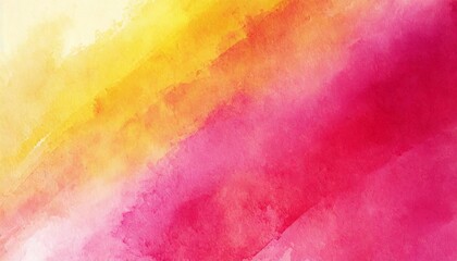 viva magenta pink and yellow autumn watercolor background hand drawn diagonal gradient background paper illustration desktop site