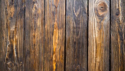 wooden planks as a wall background texture in the style of dark brown antique look of wooden plank seamless texture generative ai