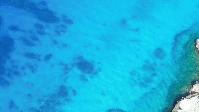 Aerial view of the Bodden Town, Savannah, Prospect in Grand Cayman, Cayman Islands Caribbean island British oversea territory surrounded by pristine sea blue turquoise 