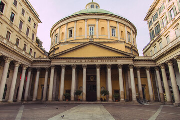 Fototapeta premium Basilica of San Carlo al Corso Milan Italy