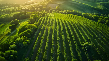 Fototapeta premium green tea plantation