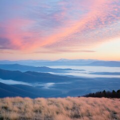 Obraz premium sunrise over the mountains