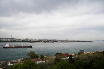 Naklejka premium Bosphorus Cargo Voyage