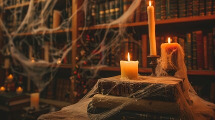 Haunted Library Book Nook
