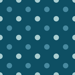 Simple, seamless polka dot background