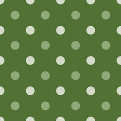 Simple, seamless polka dot background